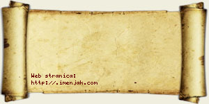 Vesna Jočanin vizit kartica